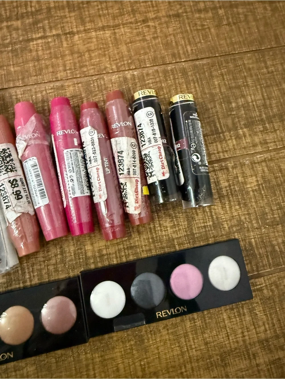 Revlon Lip Crayons & Eyeshadow Duos in Pink, Nude, Rose, Black